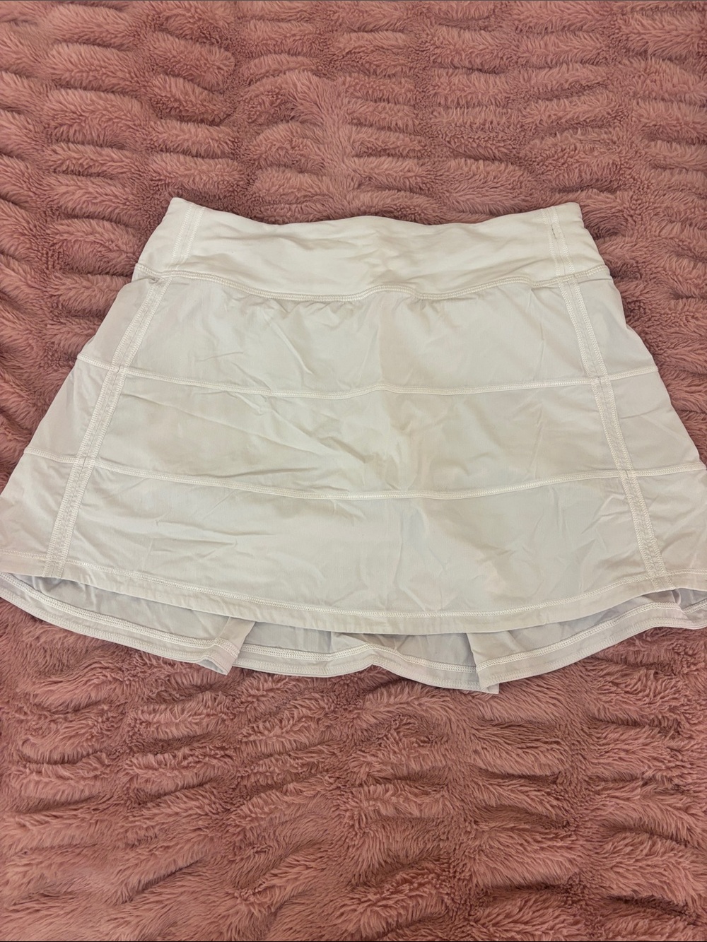 lululemon athletica White Athletic Skort with Built-In Shorts